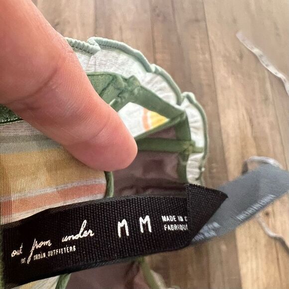 Urban Outfitters Women's Green and Silver Corset size m - Picture 5 of 6